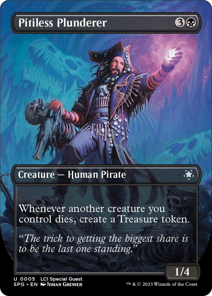 Pitiless Plunderer (Borderless) [The Lost Caverns of Ixalan Special Guests] | Boutique FDB TCG