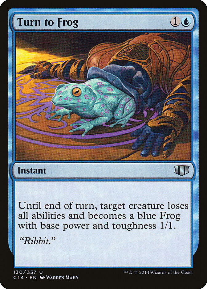 Turn to Frog [Commander 2014] | Boutique FDB TCG