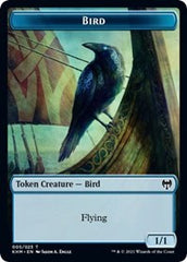 Bird (005) // Soldier Double-Sided Token [Kaldheim Commander Tokens] | Boutique FDB TCG
