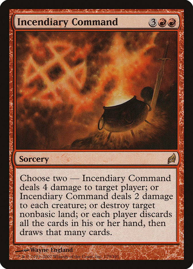 Incendiary Command [Lorwyn] | Boutique FDB TCG