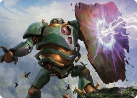 Walking Bulwark Art Card [Dominaria United Art Series] | Boutique FDB TCG