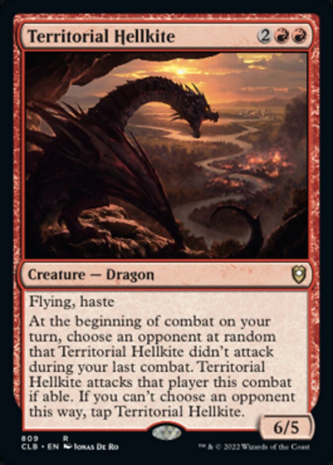 Territorial Hellkite [Commander Legends: Battle for Baldur's Gate] | Boutique FDB TCG