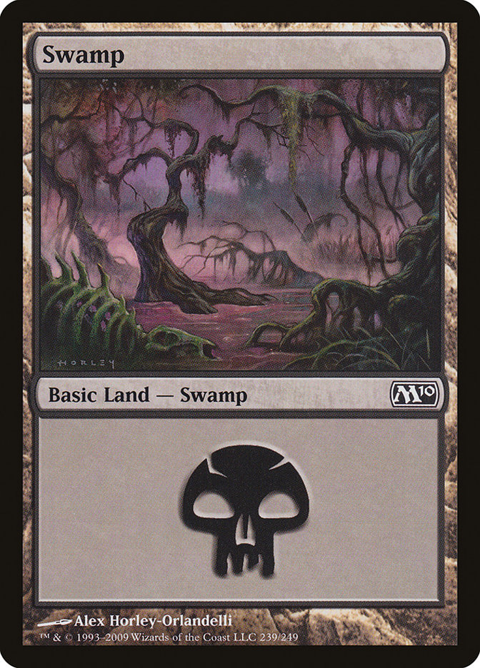 Swamp (239) [Magic 2010] | Boutique FDB TCG