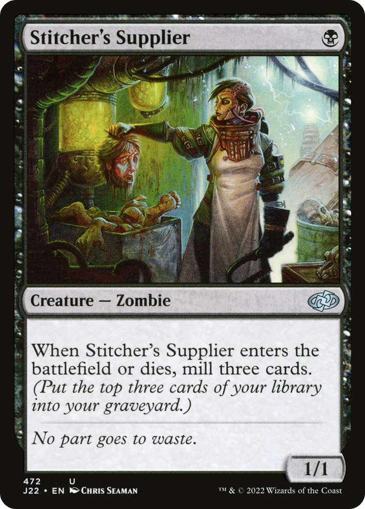 Stitcher's Supplier (472) [Jumpstart 2022] | Boutique FDB TCG