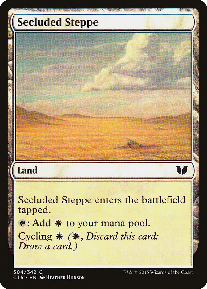 Secluded Steppe [Commander 2015] | Boutique FDB TCG