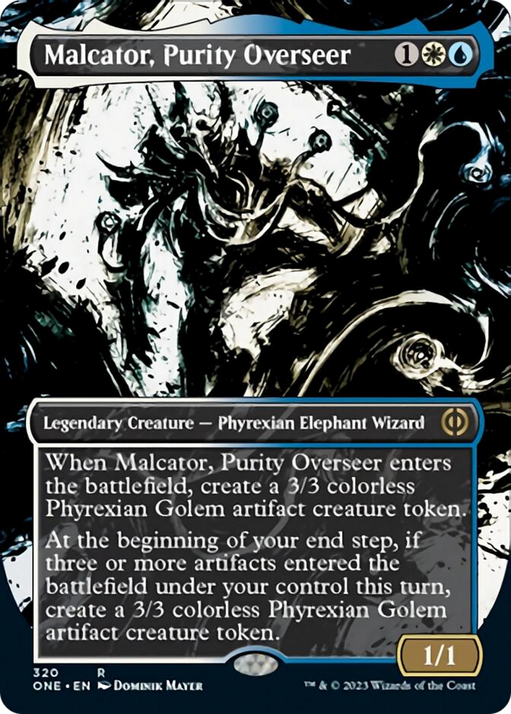 Malcator, Purity Overseer (Borderless Ichor) [Phyrexia: All Will Be One] | Boutique FDB TCG