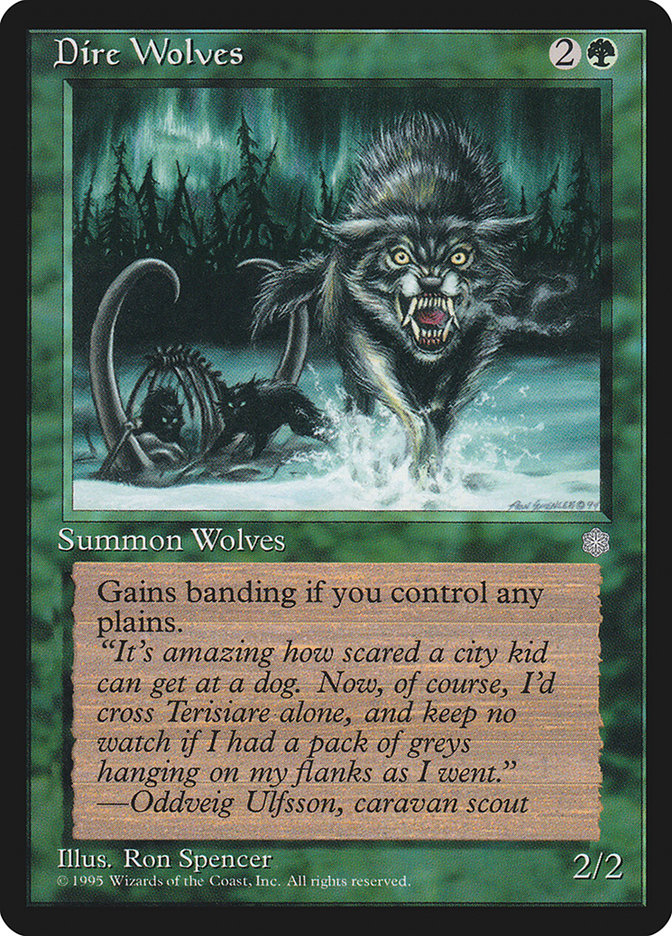 Dire Wolves [Ice Age] | Boutique FDB TCG