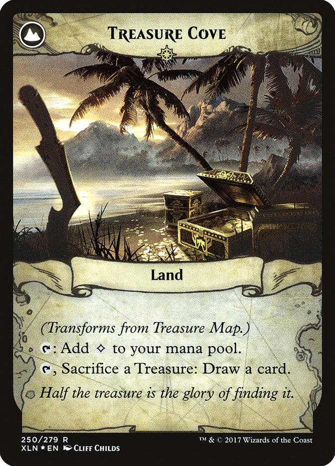 Treasure Map // Treasure Cove [Ixalan Prerelease Promos] | Boutique FDB TCG