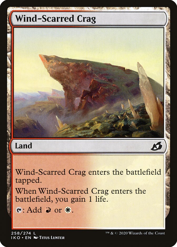 Wind-Scarred Crag [Ikoria: Lair of Behemoths] | Boutique FDB TCG