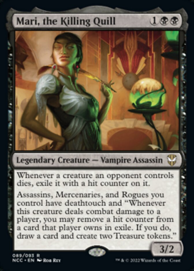 Mari, the Killing Quill [Streets of New Capenna Commander] | Boutique FDB TCG