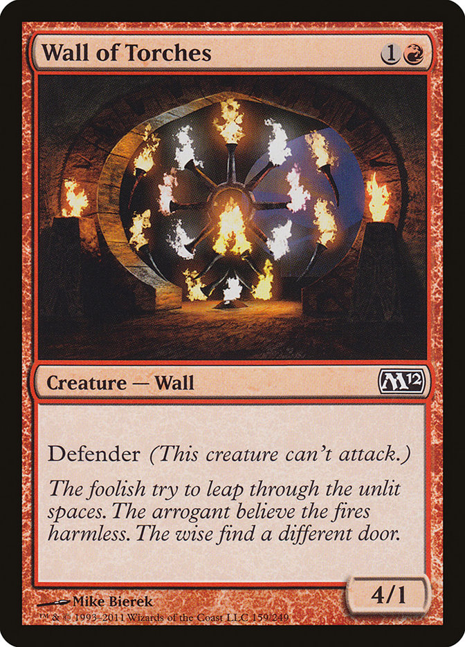 Wall of Torches [Magic 2012] | Boutique FDB TCG