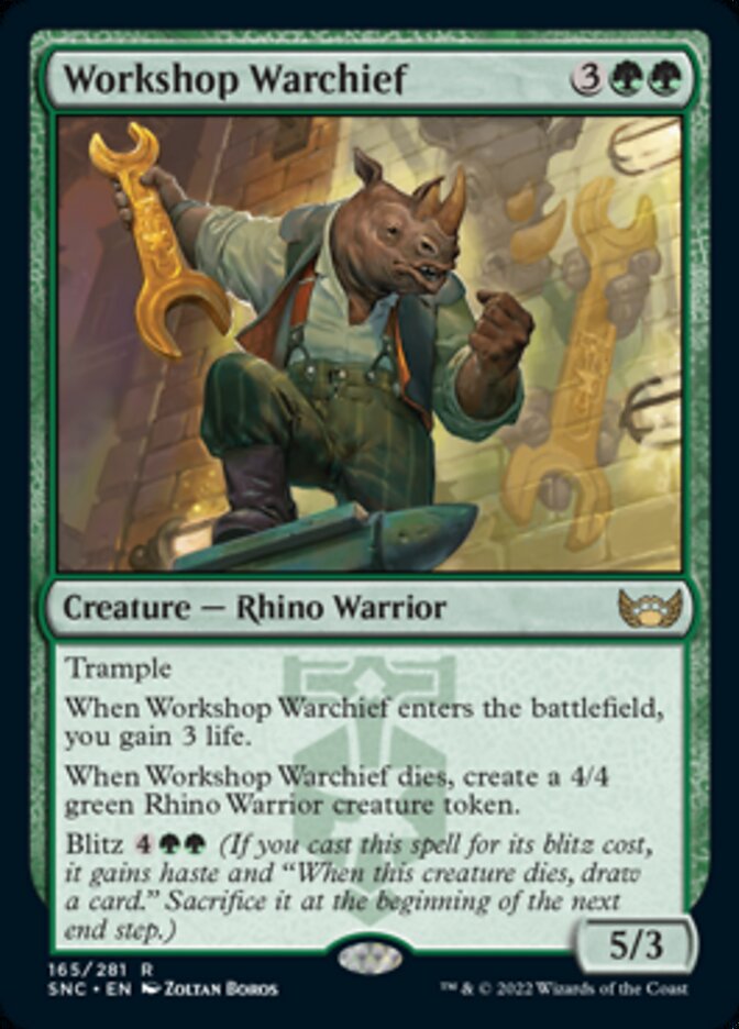 Workshop Warchief [Streets of New Capenna] | Boutique FDB TCG