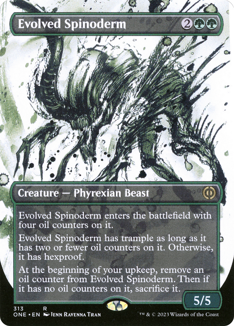 Evolved Spinoderm (Borderless Ichor) [Phyrexia: All Will Be One] | Boutique FDB TCG