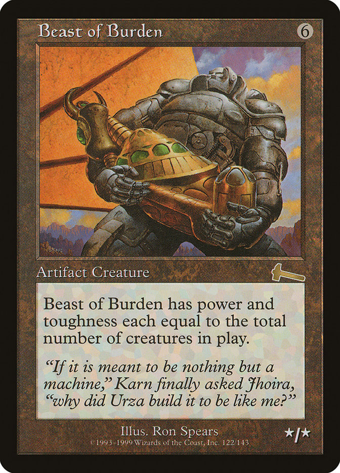 Beast of Burden [Urza's Legacy] | Boutique FDB TCG