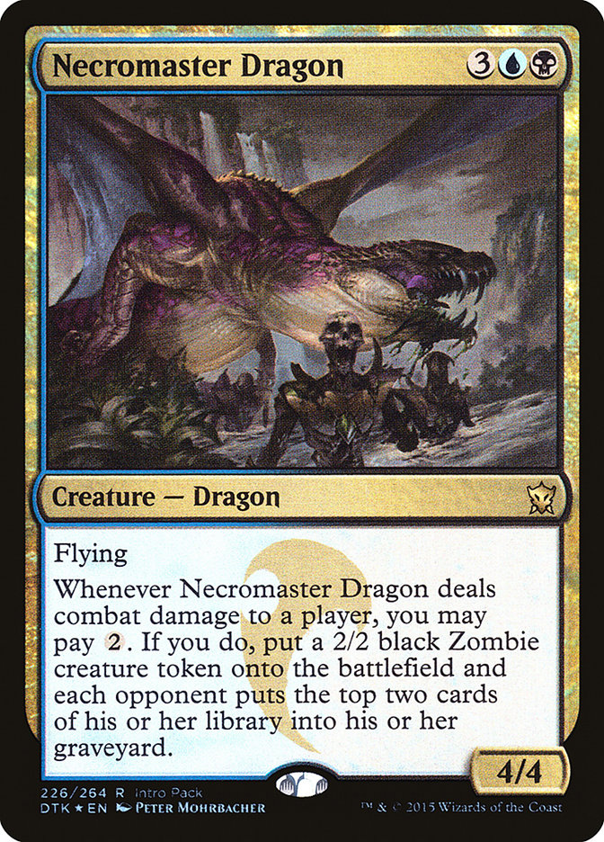 Necromaster Dragon (Intro Pack) [Dragons of Tarkir Promos] | Boutique FDB TCG