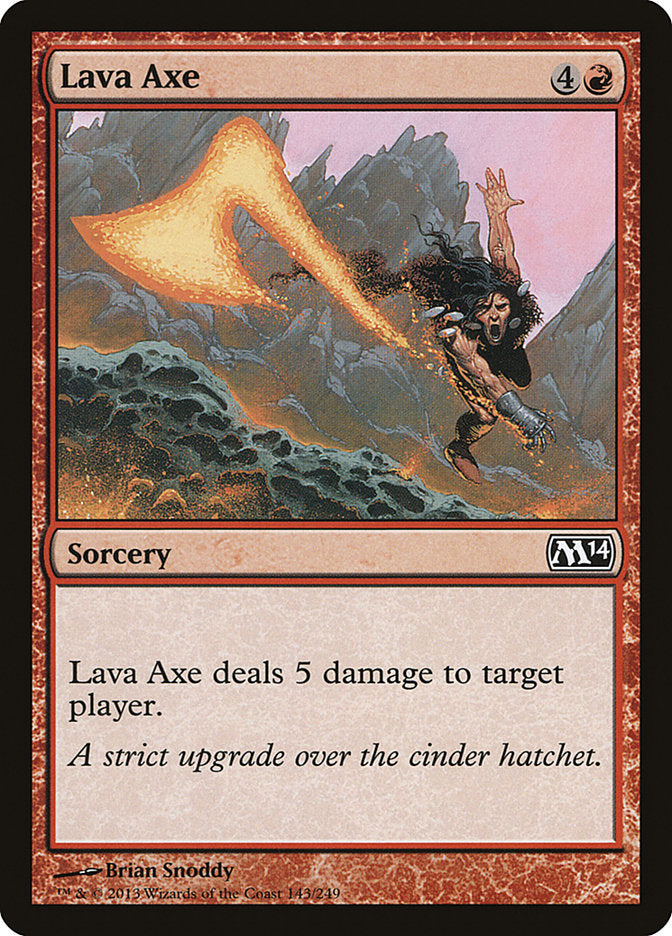 Lava Axe [Magic 2014] | Boutique FDB TCG