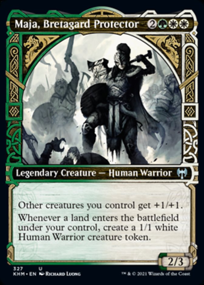 Maja, Bretagard Protector (Showcase) [Kaldheim] | Boutique FDB TCG