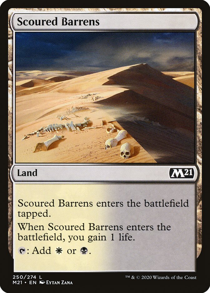 Scoured Barrens [Core Set 2021] | Boutique FDB TCG