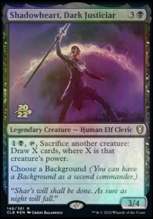 Shadowheart, Dark Justiciar [Commander Legends: Battle for Baldur's Gate Prerelease Promos] | Boutique FDB TCG