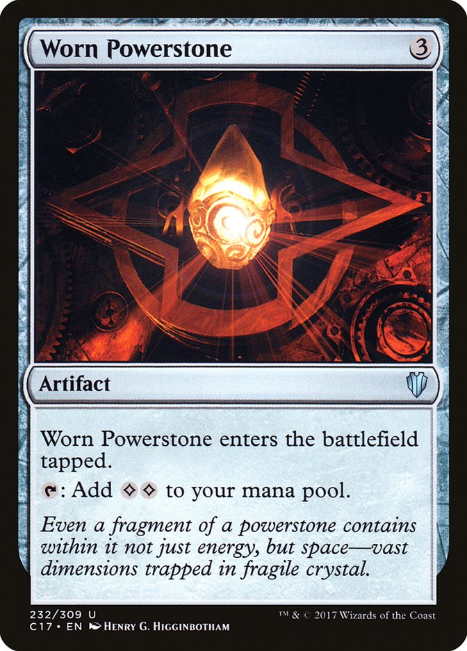 Worn Powerstone [Commander 2017] | Boutique FDB TCG