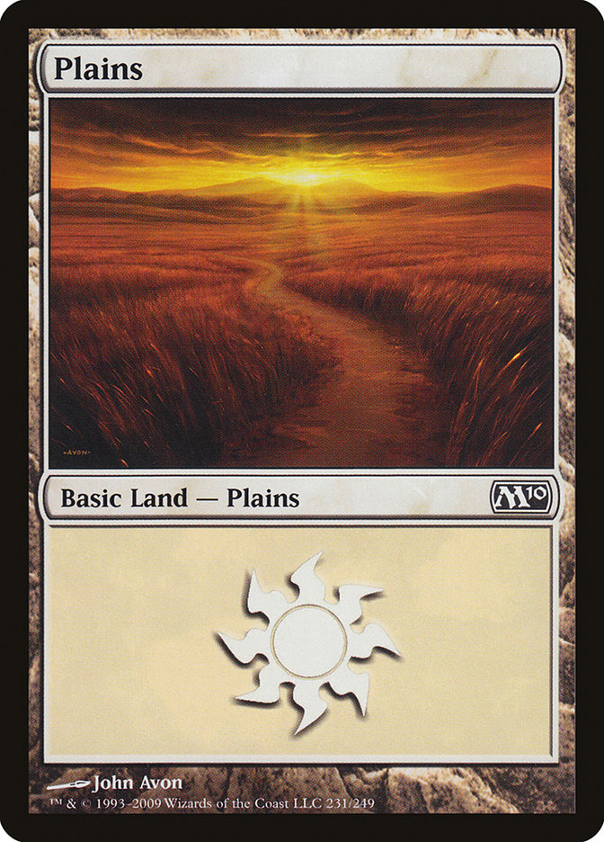 Plains (231) [Magic 2010] | Boutique FDB TCG