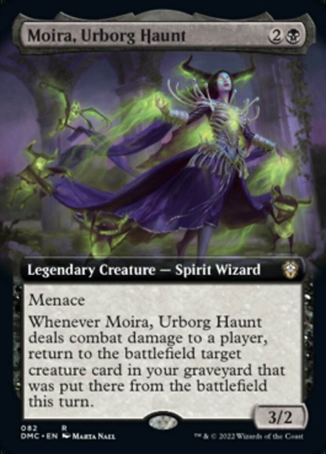 Moira, Urborg Haunt (Extended Art) [Dominaria United Commander] | Boutique FDB TCG