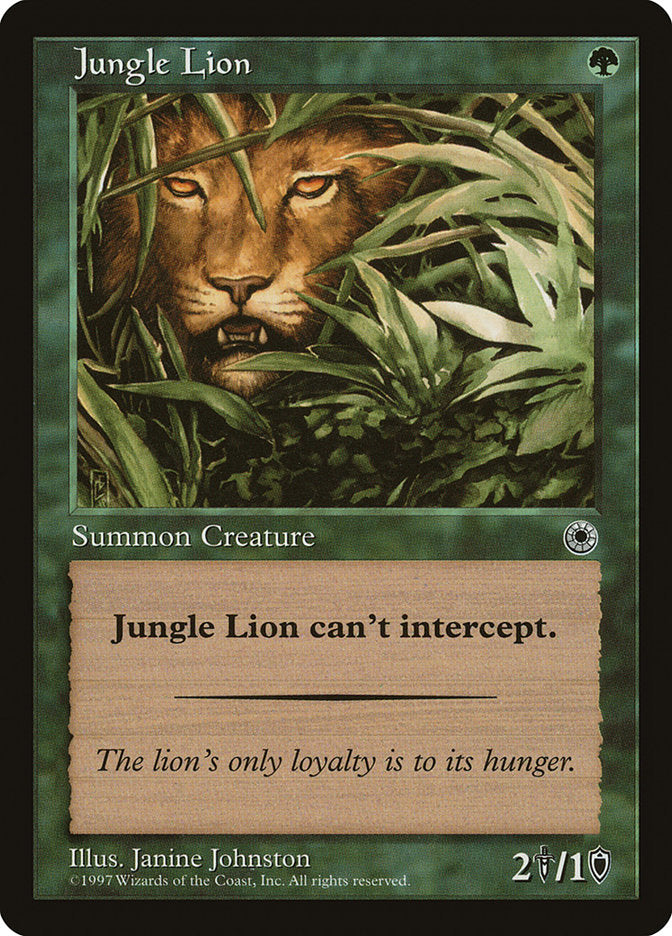 Jungle Lion [Portal] | Boutique FDB TCG