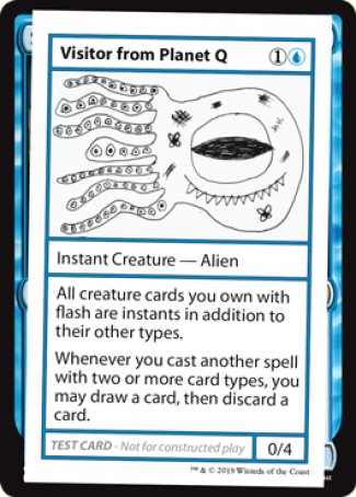 Visitor from Planet Q (2021 Edition) [Mystery Booster Playtest Cards] | Boutique FDB TCG