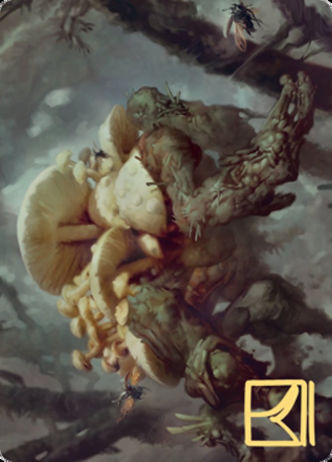 Swarm Shambler Art Card (Gold-Stamped Signature) [Zendikar Rising Art Series] | Boutique FDB TCG