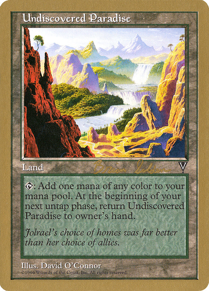 Undiscovered Paradise (Brian Selden) [World Championship Decks 1998] | Boutique FDB TCG