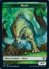 Beast (011) // Insect Double-Sided Token [Commander 2021 Tokens] | Boutique FDB TCG