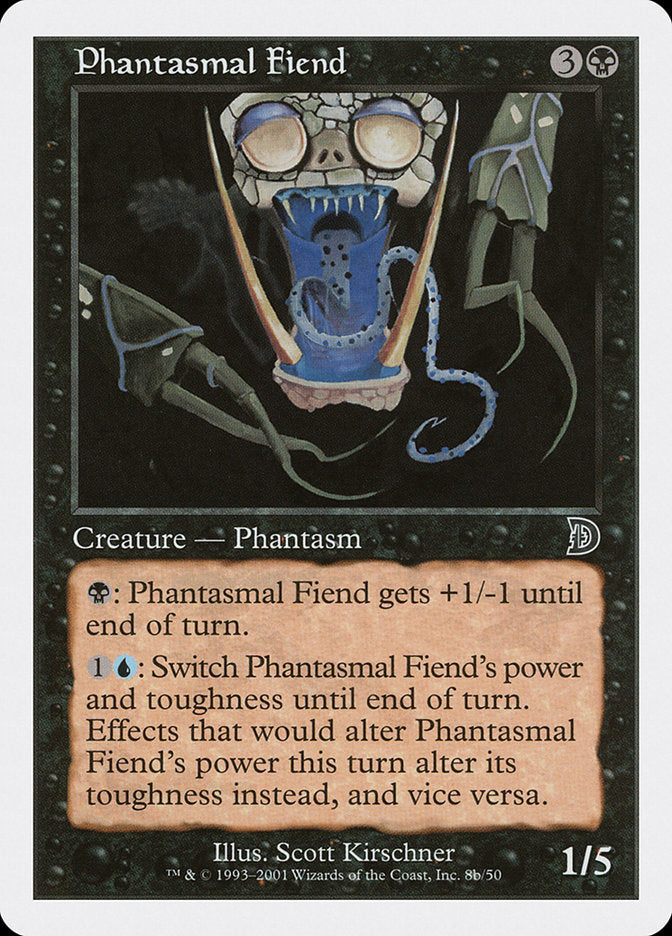 Phantasmal Fiend (Black Background) [Deckmasters] | Boutique FDB TCG