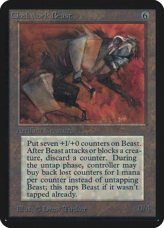 Clockwork Beast [Alpha Edition] | Boutique FDB TCG
