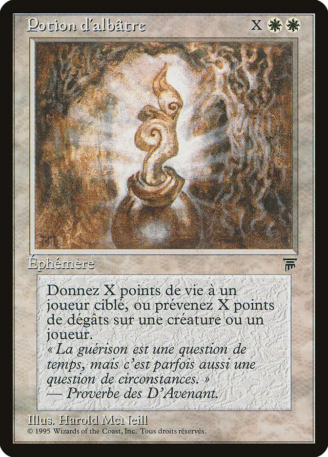 Alabaster Potion (French) - "Potion d'albatre" [Renaissance] | Boutique FDB TCG