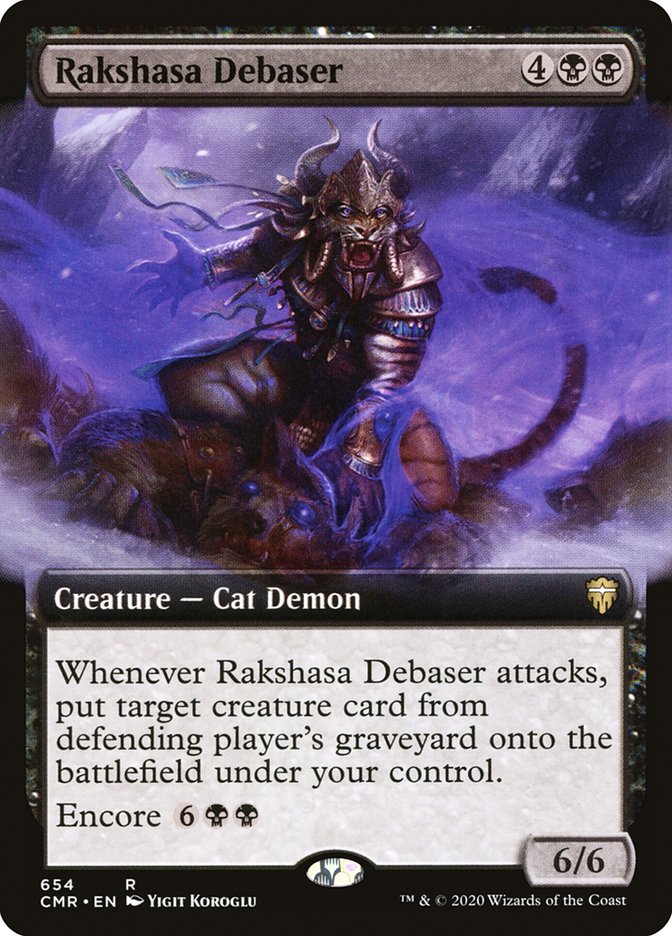 Rakshasa Debaser (Extended Art) [Commander Legends] | Boutique FDB TCG