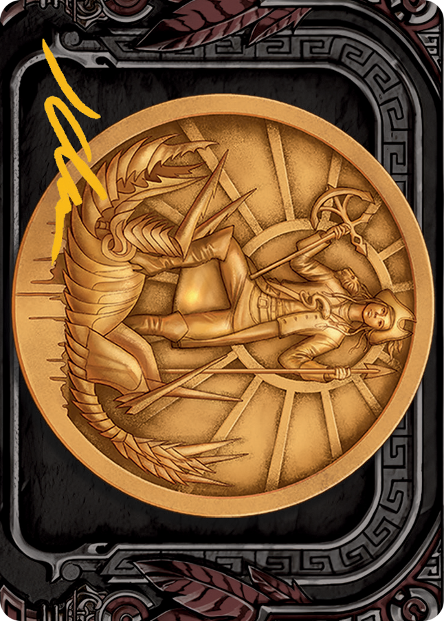 Captain Lannery Storm Art Card (Gold-Stamped Signature) [March of the Machine Art Series] | Boutique FDB TCG