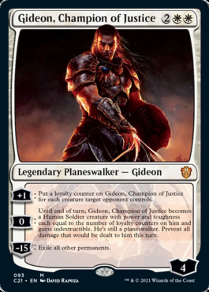 Gideon, Champion of Justice [Commander 2021] | Boutique FDB TCG