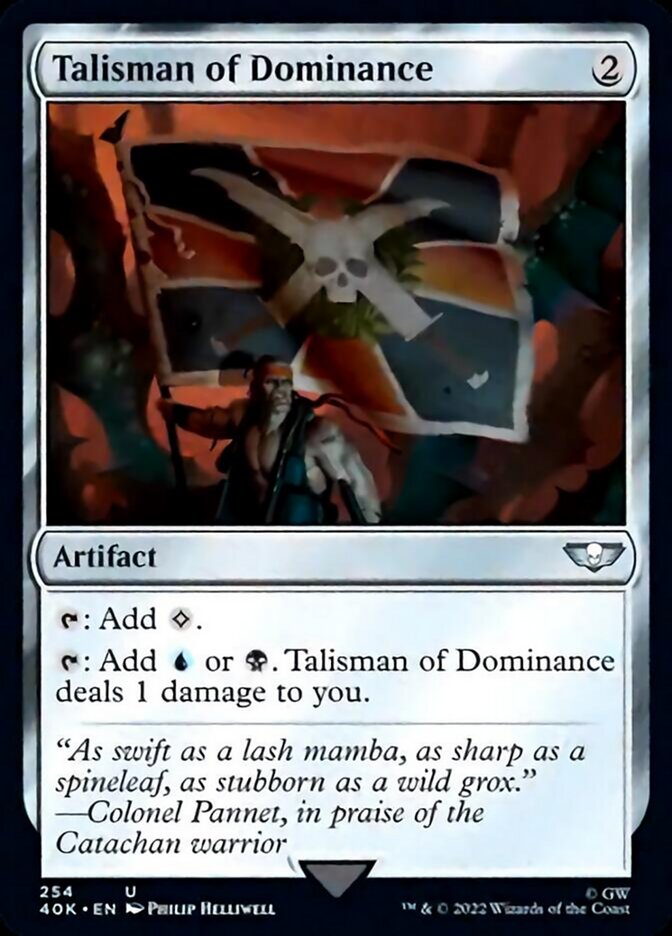 Talisman of Dominance (254) (Surge Foil) [Warhammer 40,000] | Boutique FDB TCG