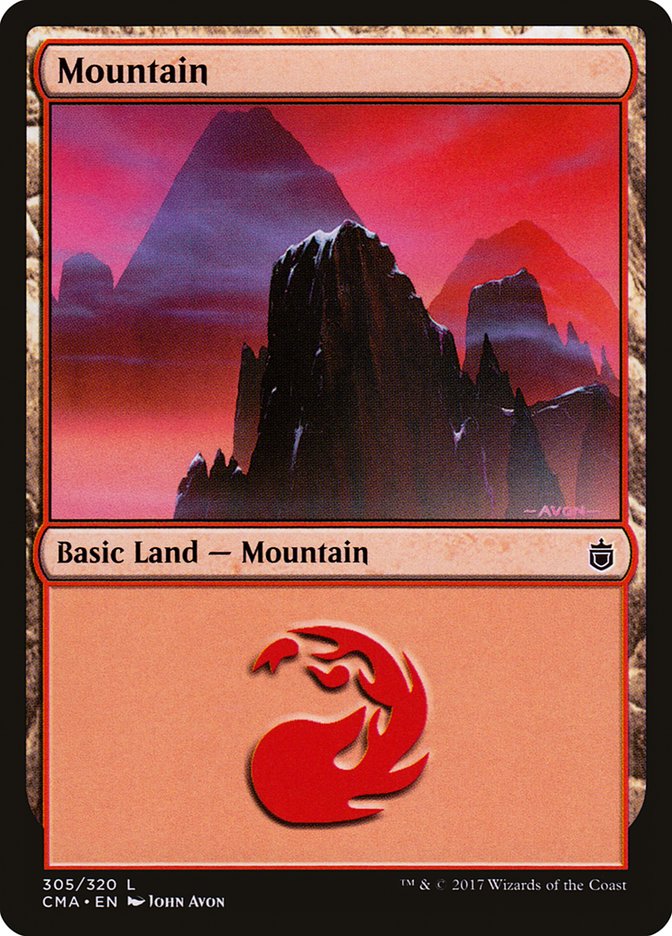 Mountain (305) [Commander Anthology] | Boutique FDB TCG