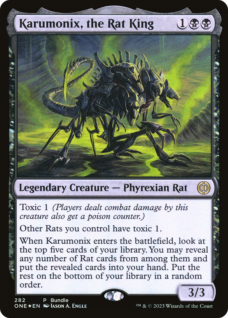 Karumonix, the Rat King (Bundle) [Phyrexia: All Will Be One] | Boutique FDB TCG