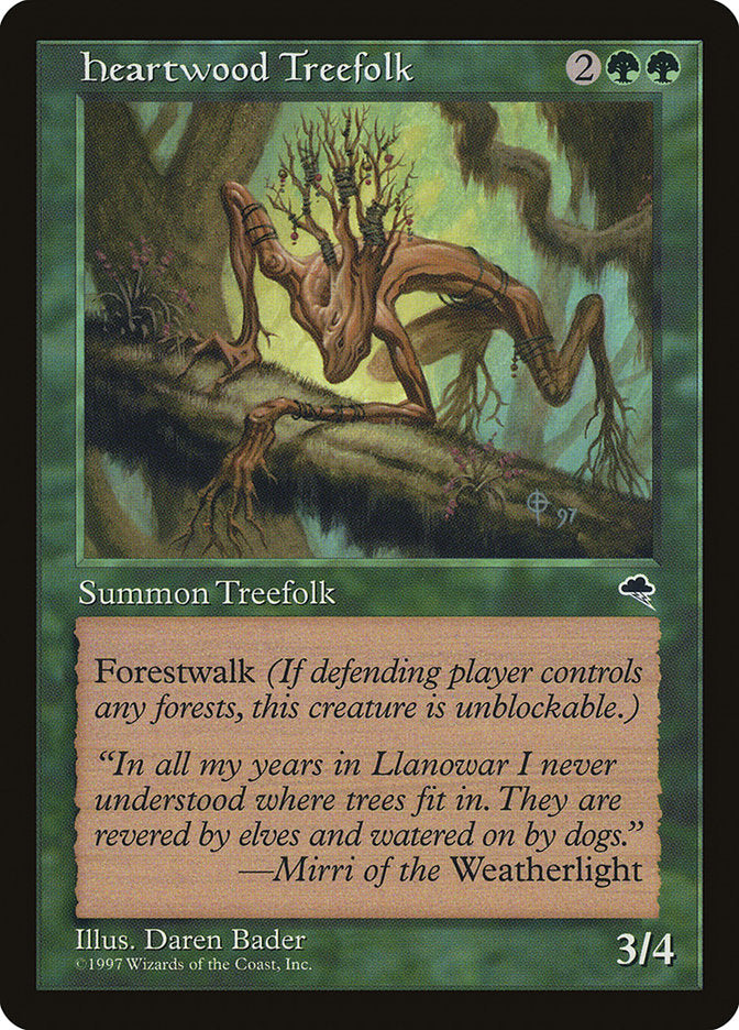 Heartwood Treefolk [Tempest] | Boutique FDB TCG