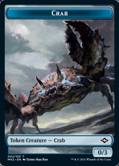 Crab // Treasure (21) Double-Sided Token [Modern Horizons 2 Tokens] | Boutique FDB TCG