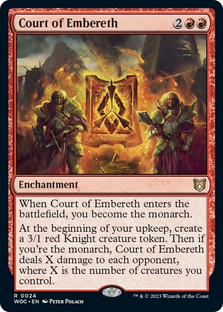 Court of Embereth [Wilds of Eldraine Commander] | Boutique FDB TCG