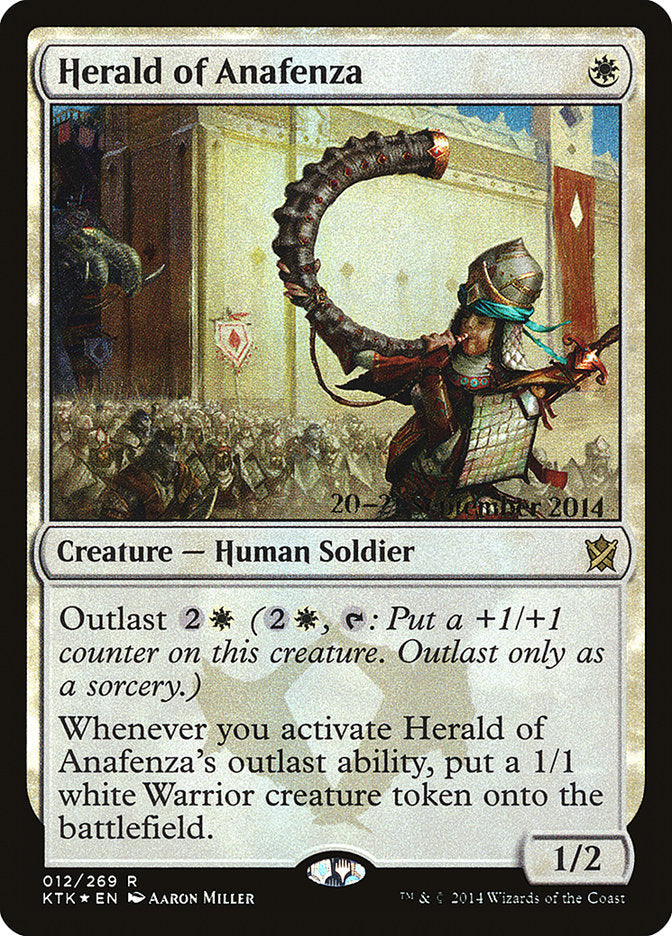 Herald of Anafenza [Khans of Tarkir Prerelease Promos] | Boutique FDB TCG