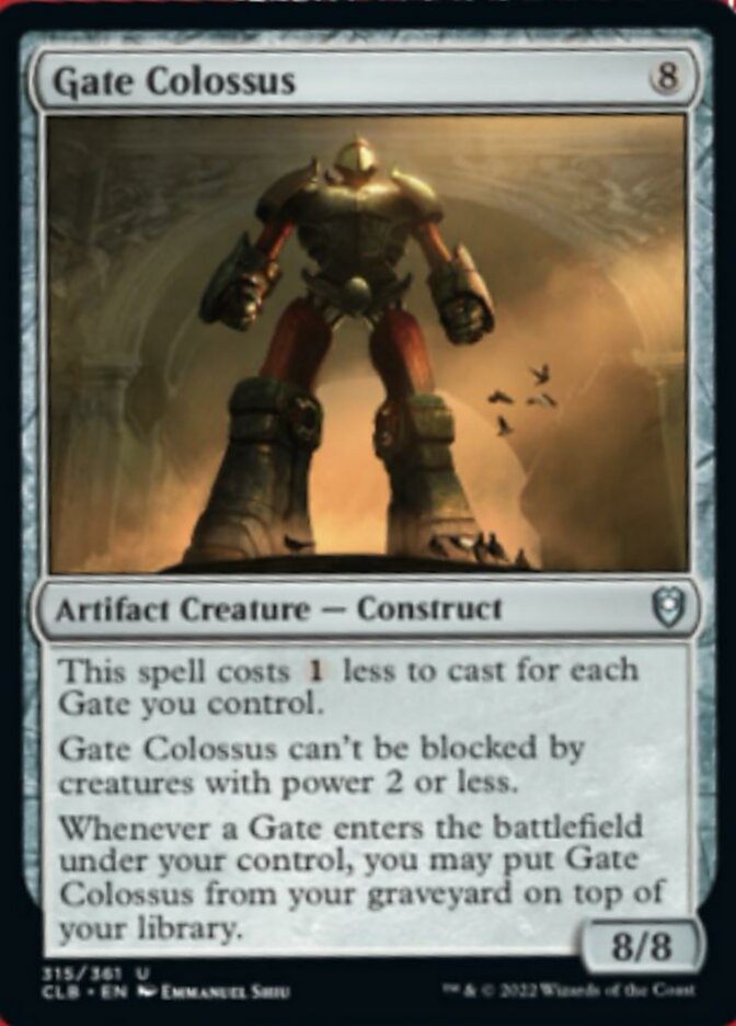 Gate Colossus [Commander Legends: Battle for Baldur's Gate] | Boutique FDB TCG