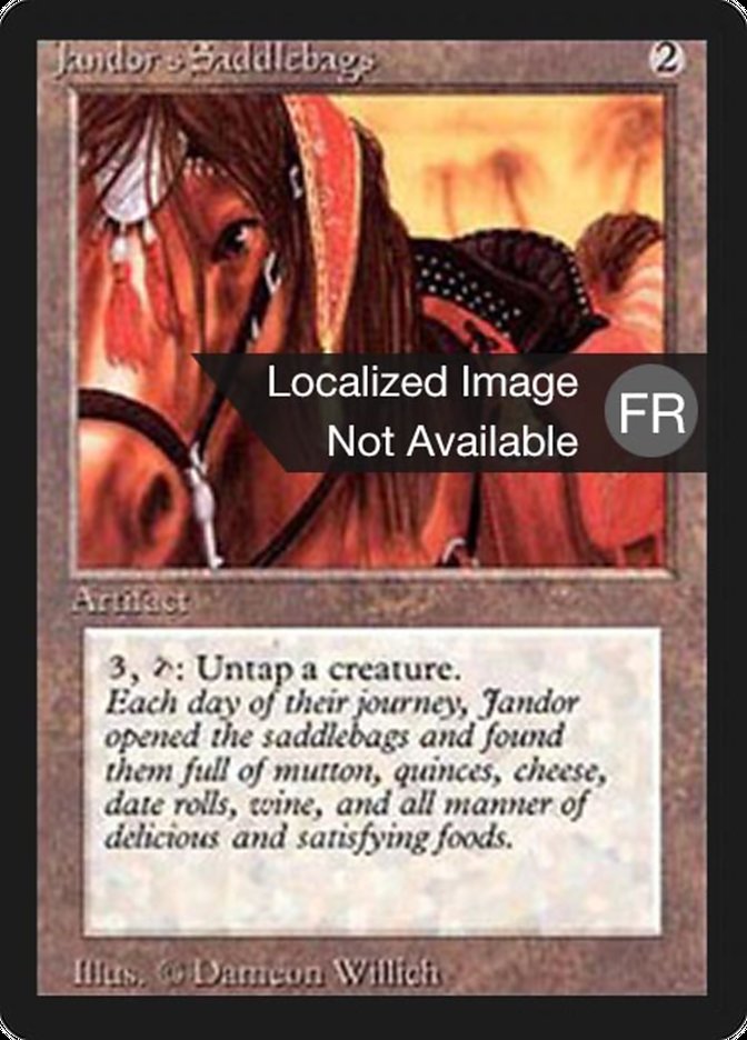 Jandor's Saddlebags [Foreign Black Border] | Boutique FDB TCG