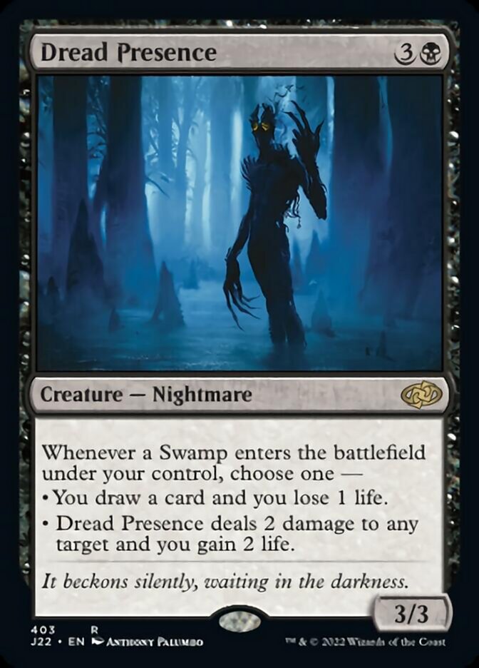 Dread Presence [Jumpstart 2022] | Boutique FDB TCG