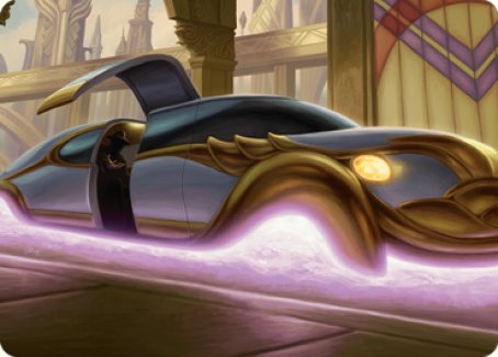 Mysterious Limousine Art Card [Streets of New Capenna Art Series] | Boutique FDB TCG