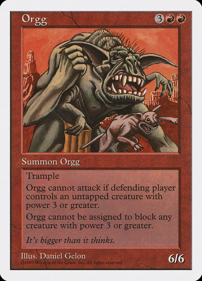 Orgg [Fifth Edition] | Boutique FDB TCG