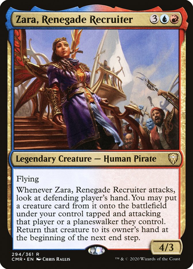 Zara, Renegade Recruiter [Commander Legends] | Boutique FDB TCG